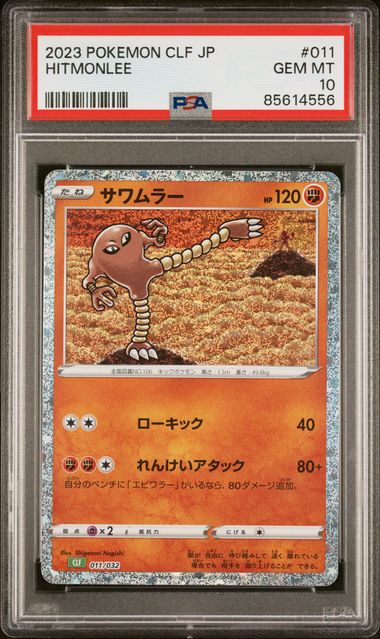 PSA 10 GEM MINT Hitmonlee 011/032