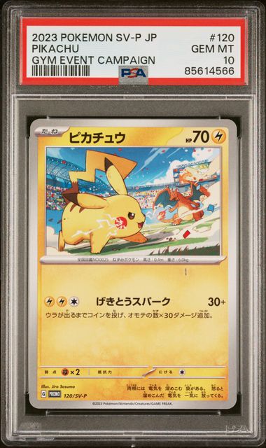 PSA 10 Pikachu 120/SV-P Gym Event Campaign Promo