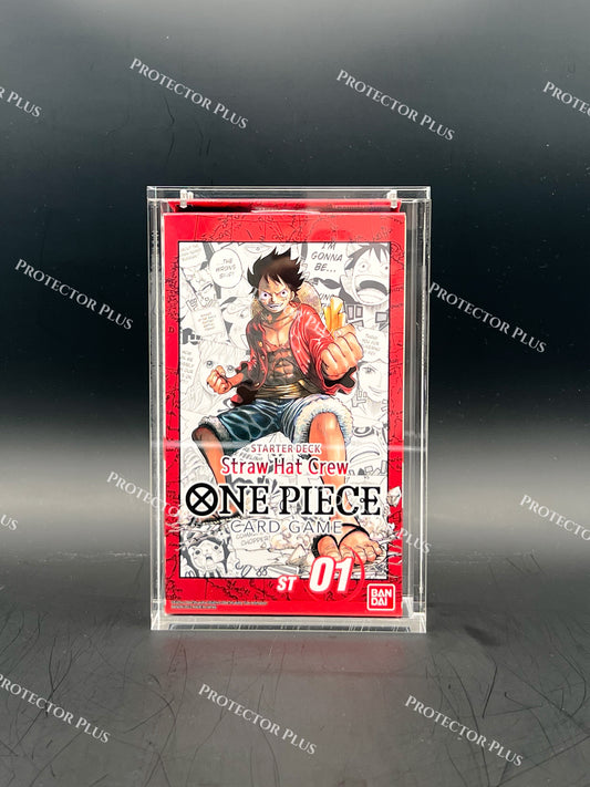 One Piece Starter Deck Acrylic Box - 6MM Thickness - Perfect Fit